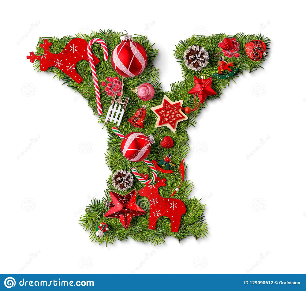 Christmas Alphabet Letter Y Stock Photo - Image Of Design throughout Christmas Alphabet Letter Y