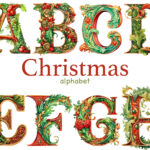 Christmas Alphabet Letters Geologist A To With Regard To Free Christmas Alphabet