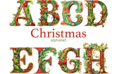 Christmas Alphabet Letters Geologist A To with regard to Free Christmas Alphabet