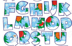 Christmas Alphabet Royalty Free Svg, Cliparts, Vectors, And Stock pertaining to Free Christmas Alphabet