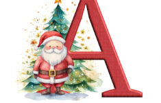 Christmas Alphabet Santa Father Christmas Festive Card Making throughout S Is For Santa A Christmas Alphabet