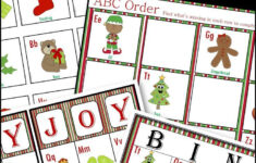 Christmas Bingo ○ Alphabet Bingo ○ Abc Order ○ Alphabet Cards intended for Christmas Alphabet Bingo