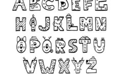 Christmas Kids Alphabet Coloring Royalty Free Vector Image with regard to Christmas Alphabet Coloring