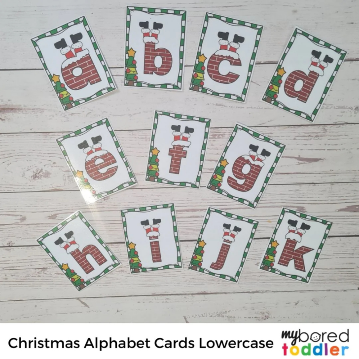 Christmas Alphabet Cards