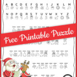 Christmas Secret Code Worksheet   Free Printable   Growing Play Inside Christmas Alphabet Code