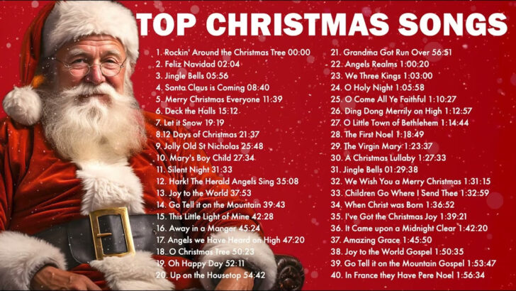 Alphabetical List of Christmas Songs Youtube