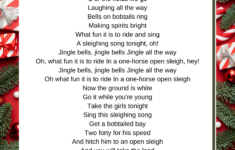 Christmas Songs Lyrics - Lyrics To Popular Christmas Carols in Alphabetical List of Christmas Carols With Lyrics