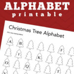 Christmas Tree Alphabet Worksheet – Free Download   B Honest Media Inside Alphabet Christmas Tree Printable