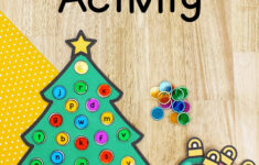 Christmas Tree Letter Recognition Activity regarding Christmas Alphabet Activities