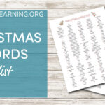 Christmas Words List From A To Z | Primarylearning In Christmas Words For Each Letter Of The Alphabet