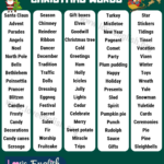 Christmas Words: Useful List Of 100 Words Related To Christmas For Alphabetical List Of Christmas Words