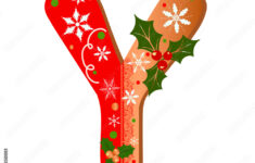 Cookie Alphabet Gingerbread, Letter Y Cookie Alphabet With with regard to Christmas Alphabet Letter Y