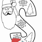 Digital Christmas Alphabet Coloring Book For Subscribers — Stevie Inside S Is For Santa A Christmas Alphabet