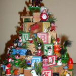 Family Heirloom Children'S Block Christmas Tree Diy Craft Project Within Christmas Alphabet Blocks