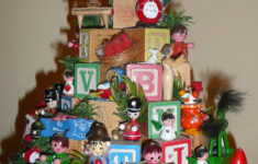 Family Heirloom Children'S Block Christmas Tree Diy-Craft Project within Christmas Alphabet Blocks
