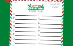 Free Christmas Alphabet Game For A Fun Holiday Activity in Alphabet Game Christmas