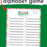 Free Christmas Alphabet Game For A Fun Holiday Activity In Christmas Alphabet Challenge