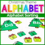 Free Printable Christmas Tree Alphabet Sorting Activity In Alphabet Christmas Tree Printable