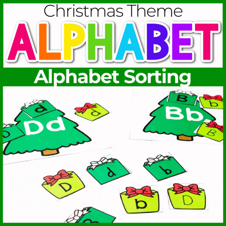 Alphabet Christmas Tree Printable