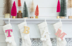 How To Make Diy Stocking Letters | Craftcuts for Alphabet Letters For Christmas Stockings