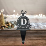 Letter D Stocking Hook With Alphabet Christmas Stocking Holders