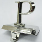 Letter Initial P Silver Monogram Stocking Holder Hanger Holiday Xmas Target Pertaining To Alphabet Christmas Stocking Holder