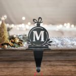 Letter M Stocking Hook Inside Alphabet Christmas Stocking Holder