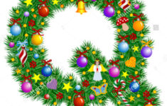 Letter Q Christmas Tree Decoration Alphabet Stock Vector (Royalty for Christmas Alphabet Letter Q