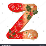 Letter Z Cookie Alphabet Vector Christmas Stock Vector (Royalty Pertaining To Christmas Alphabet Letter Z