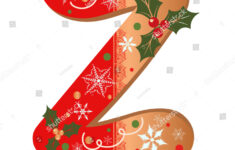 Letter Z Cookie Alphabet Vector Christmas Stock Vector (Royalty pertaining to Christmas Alphabet Letter Z