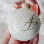 Luxury Alphabet Christmas Bauble   Holly & Co In Alphabet Christmas Baubles