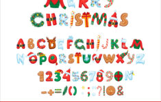 Merry Christmas Alphabet Christmas Doodle Font Merry Christmas for Merry Christmas Alphabet Letters