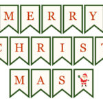 Merry Christmas For Letters   15 Free Pdf Printables | Printablee With Merry Christmas Alphabet Letters