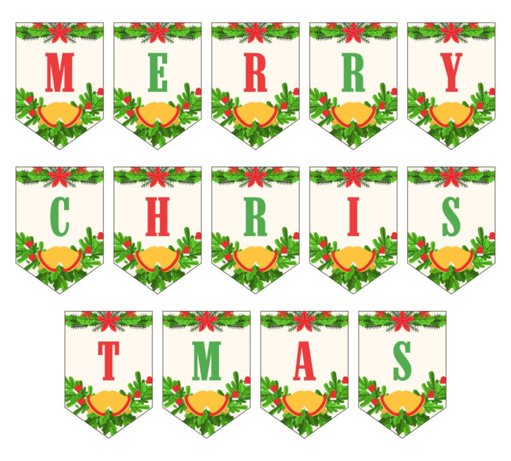 Christmas Alphabet Banner