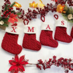 Neujahr Weihnachtssocken Rote Schneeflocke Alphabet Buchstaben Weihnachten  Stricken Strumpf Weihnachtsbaum Dekoration Für Zuhause Weihnachtsgeschenk    Aliexpress With Regard To Alphabet Christmas Stocking