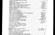 O Little Town Of Bethlehem | Library Of Congress in Alphabetical List Of Christmas Songs And Carols