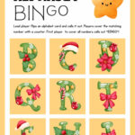 Page 13   Free, Editable Christmas Worksheet Templates | Canva With Christmas Alphabet Bingo