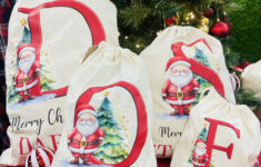 Personalised Christmas Alphabet Sack in Alphabet Christmas Sacks