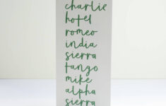 Phonetic Alphabet Christmas Cardpaperpaper with Christmas Phonetic Alphabet