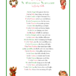 Pin Page Pertaining To A Christmas Alphabet Poem