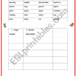 Rearrange The Christmas Words Into Alphabetic Order   Esl With Regard To Christmas Words Alphabetical Order Worksheet