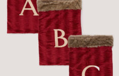 Red Alphabet Christmas Sack - Matalan pertaining to Alphabet Christmas Sacks