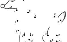 Rudolph The Red Nosed Reindeer - Connect The Dotscapital intended for Christmas Alphabet Dot To Dot