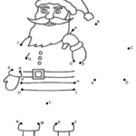 Santa Claus   Connect The Dotscapital Letters (Christmas) For Christmas Alphabet Dot To Dot