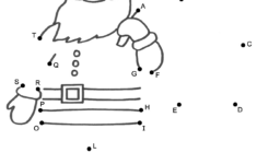 Santa Claus - Connect The Dotscapital Letters (Christmas) for Christmas Alphabet Dot to Dot