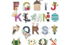 Sizzix Stanzform Thinlits Christmas Alphabet 666441 in Christmas Alphabet A to Z