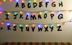 Stranger Alphabet Wall Led Christmas Lights Letters Vinyl with regard to Stranger Things Christmas Lights Alphabet