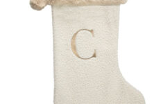 Teddy Alphabet Initial Santa Christmas Stocking Letter Personalised  Embroidered for Alphabet Letters For Christmas Stockings