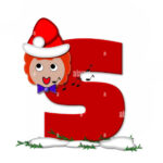 The Letter S, In The Alphabet Set "Carol Of Christmas," Is Red And Regarding Alphabet Christmas Carol