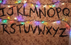 The Stranger Things Party You Wish You Had! inside Christmas Light Alphabet Stranger Things